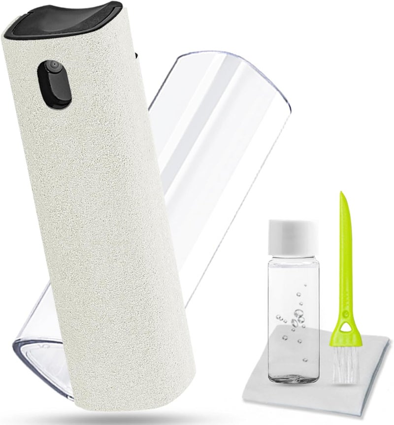 walrfid Car Screen Cleaner Spray, Electronic Touchscreen Mist Cleaning Brush Kit for TV, Laptop, iPad, iPhone, Cellphone, MacBook Pro, Tablet, PC, Computer, Monitor, LCD Screens, Eyeglasses - Cream - Image 1